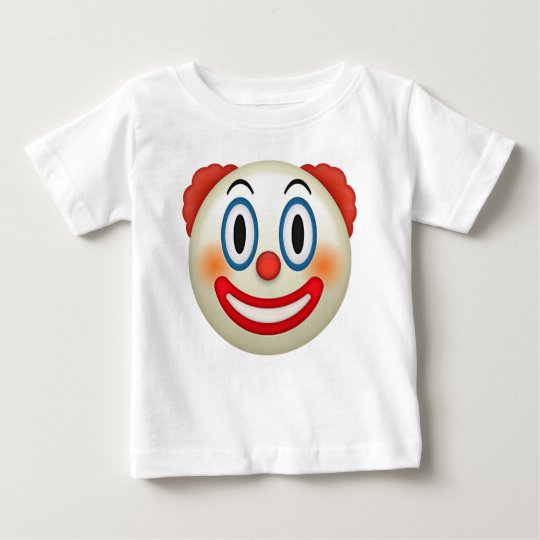 Crazy Clown Emoji Baby T-Shirt | Zazzle.com