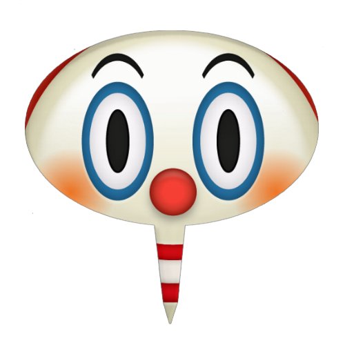 Crazy Clown Emoji Cake Topper