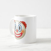Crazy Clown Emoji Coffee Mug (Front Left)