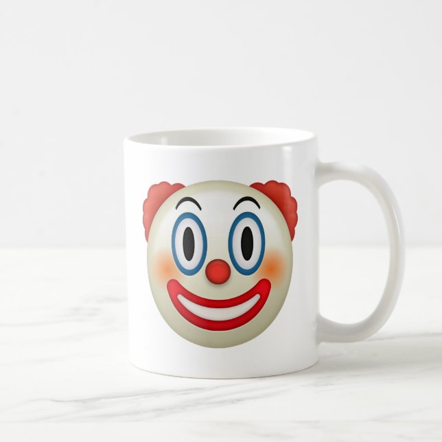 Crazy Clown Emoji Coffee Mug (Right)