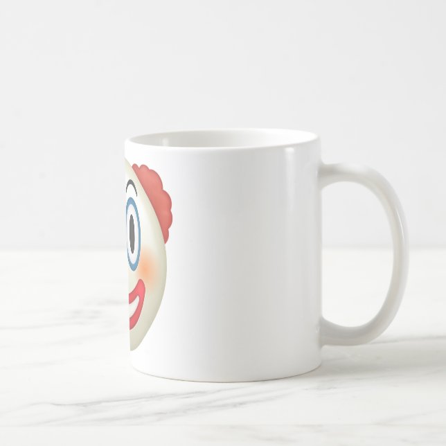 Crazy Clown Emoji Coffee Mug (Right)