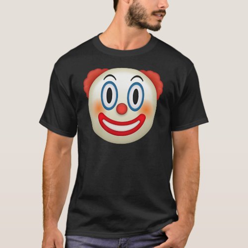 Crazy Clown Emoji T_Shirt