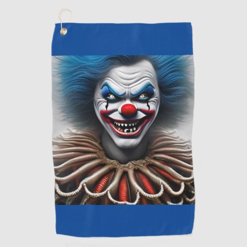 Crazy Clown Golf  Golf Towel