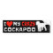 Crazy Cockapoo (Long-Tail) Bumper Sticker