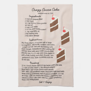 Crazy Cocoa Cake Recipe Kitchen Towel