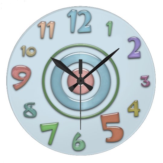 Crazy Colorful Wall Clock