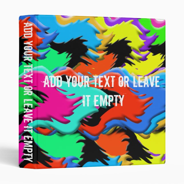 Crazy colors binder (Front/Spine)