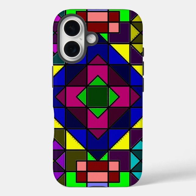 Crazy Colors Case-Mate iPhone Case (Back)