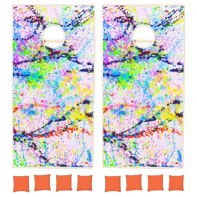 Crazy colors cornhole set (Set)