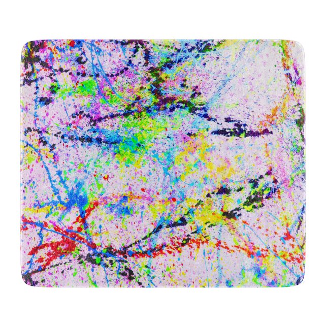 Crazy colors cutting board (Front)
