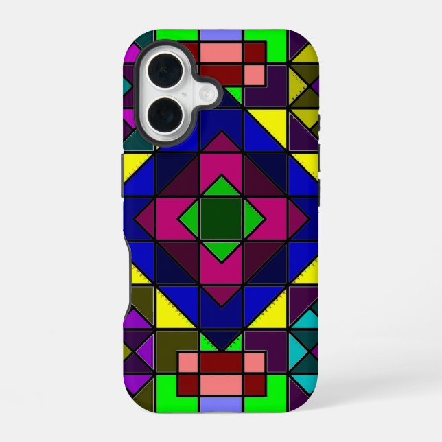 Crazy Colors Iphone Case (Back)