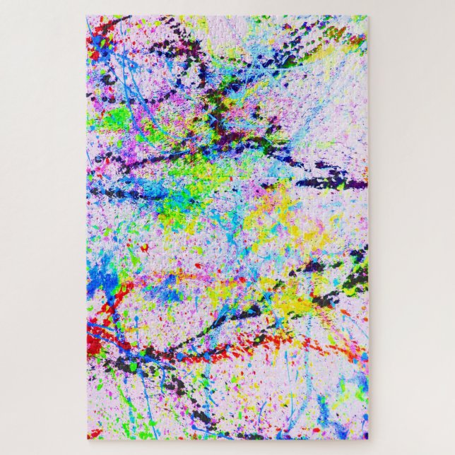 Crazy colors jigsaw puzzle (Vertical)