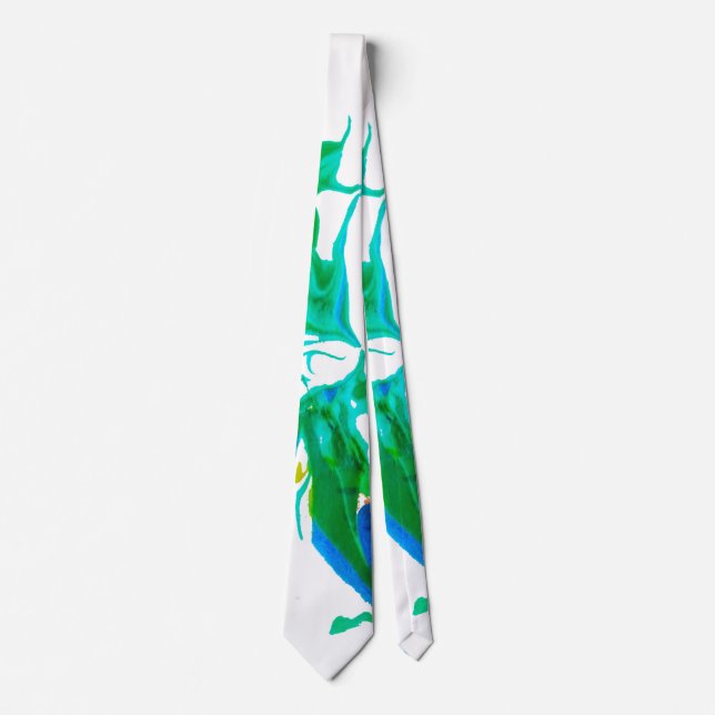 Crazy colors neck tie (Front)