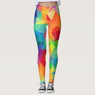 Crazy Colors Polygon Leggings