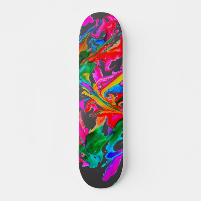 Crazy colors skateboard (Front)
