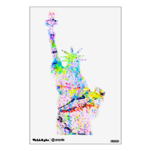 Crazy colors wall decal