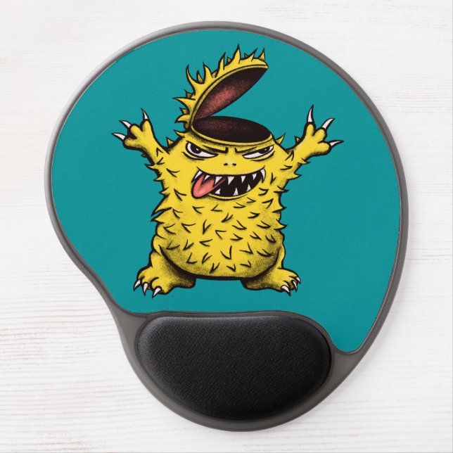 Crazy Cool Evil Character Gel Mouse Pad (Front)