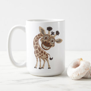 Crazy Cool Giraffe Coffee Mug
