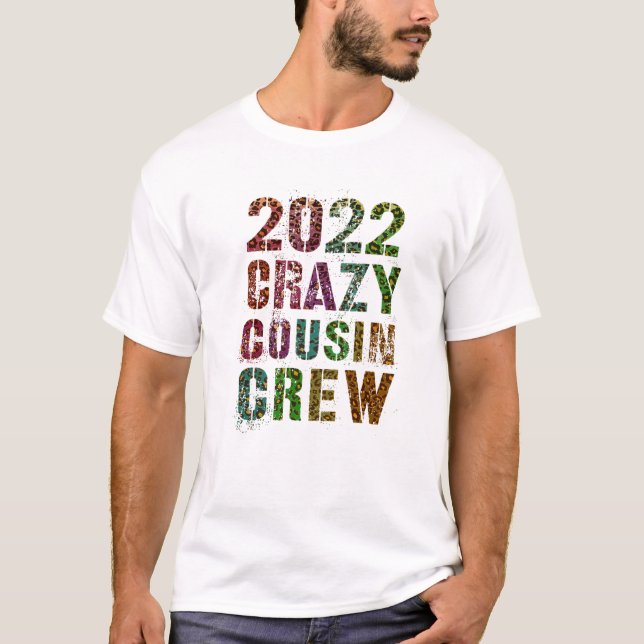 CRAZY COUSIN CREW 2022 Leopard Print Funny Mawmaw T-Shirt (Front)