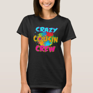 Crazy Cousin Crew Matching Group Family Crew Reuni T-Shirt