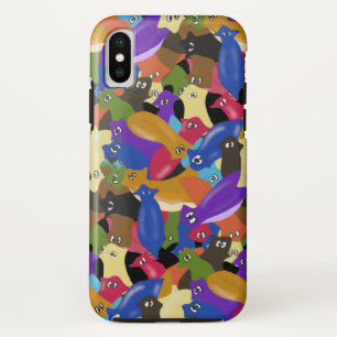 Crazy Cross Eyed Planarian Worms iPhone X Case