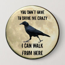 Crazy Crow and Full Moon Meme