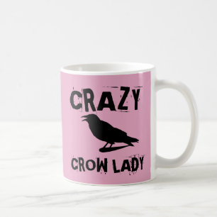 CRAZY CROW LADY COFFEE MUGS