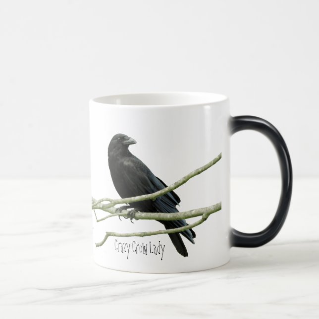 Crazy Crow Lady Mug (Right)