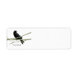 Crazy Crow Lady Return Address Labels