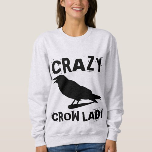 CRAZY CROW LADY T_SHIRTS  SWEATSHIRTS