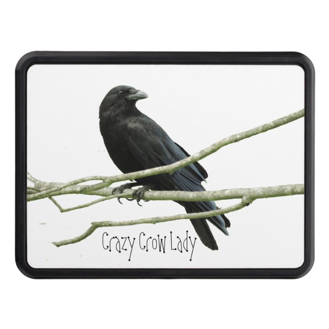 Crazy Crow Lady Trailer Hitch Cover (Front)
