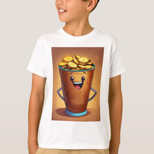 Crazy Cup GOOD luck  T_Shirt