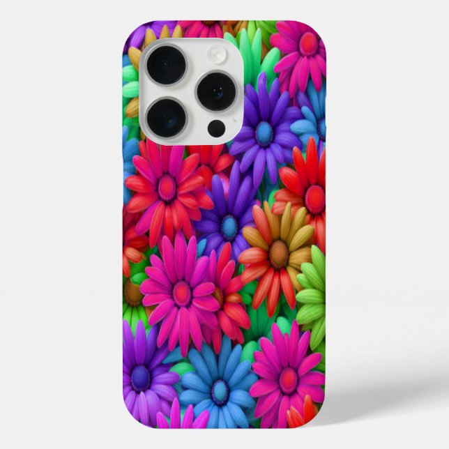 Crazy Daisy #13 - iPhone Cases (Back)