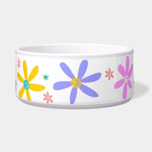 Crazy Daisy 2 White Bowl