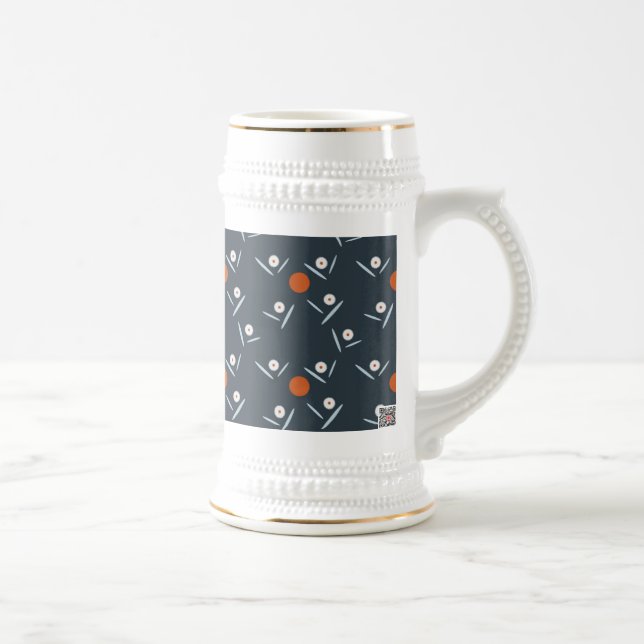 Crazy Daisy Beer Stein (Right)