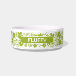 Crazy Daisy Pattern in Spring Green with Name<br><div class="desc">A vintage pattern in Spring Green with a place for a name or other text. The crazy daisy design has a groovy floral pattern. A minimal look in subtle colors with a simple sans serif font for a monogram.</div>
