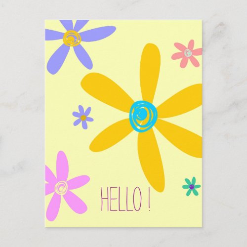 Crazy Daisy Postcard