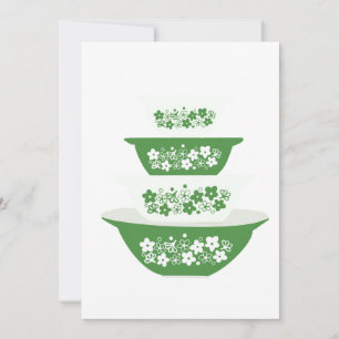 Crazy Daisy Pyrex  Thank You Card