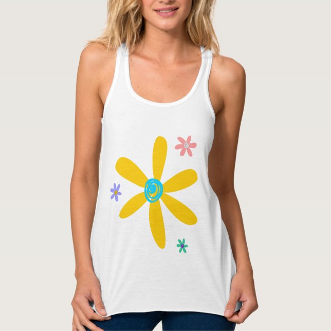 Crazy Daisy Tank Top (Front)