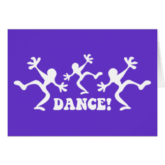 Crazy Dancers Dancing Cards