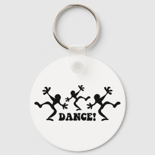 Crazy Dancers Dancing Keychain