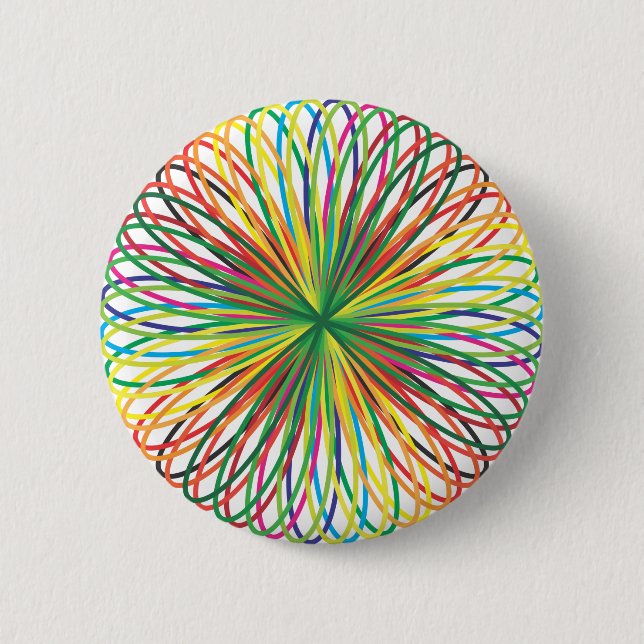 Crazy Dandelion Button (Front)