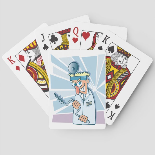 Crazy Dentist Playing Cards (Back)