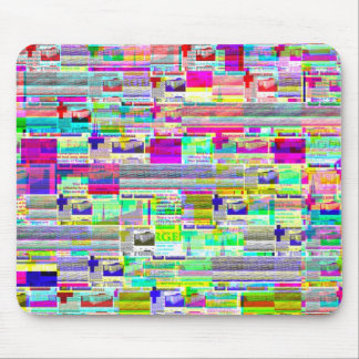 crazy design mouse pad