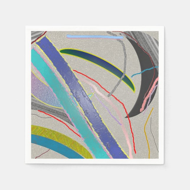 Crazy Design Paper Napkins (Front)