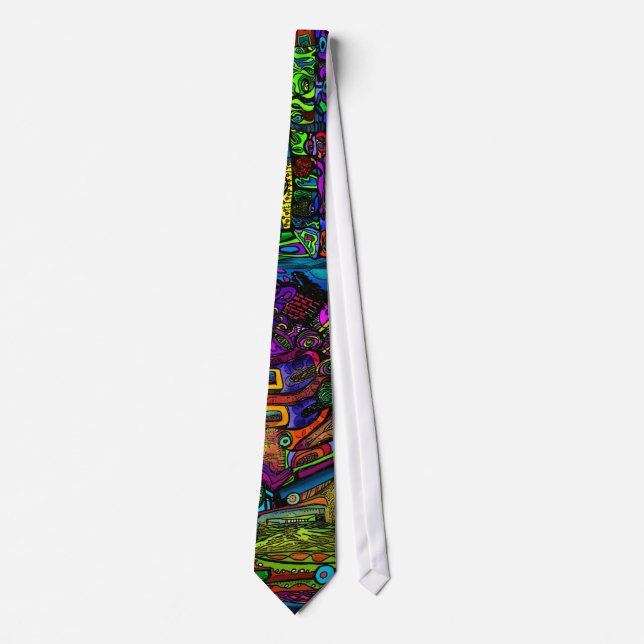 crazy design tie (Front)