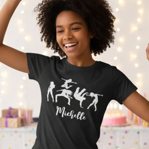 Crazy disco psychedelic techno dancers T-Shirt