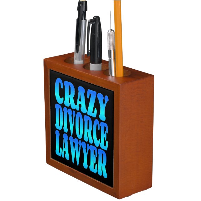 Crazy Divorce Lawyer Pencil/Pen Holder (In Situ)