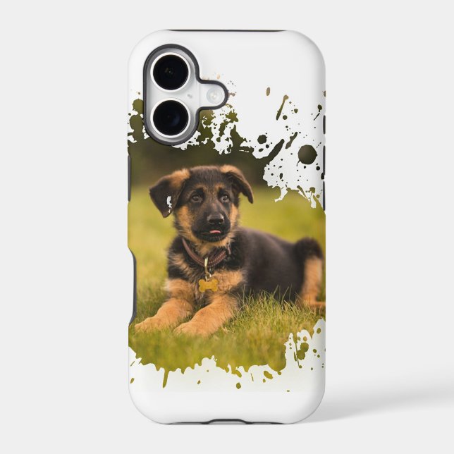 Crazy Dog Design Iphone Case (Back)