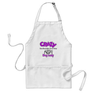 Crazy Dog Lady Adult Apron